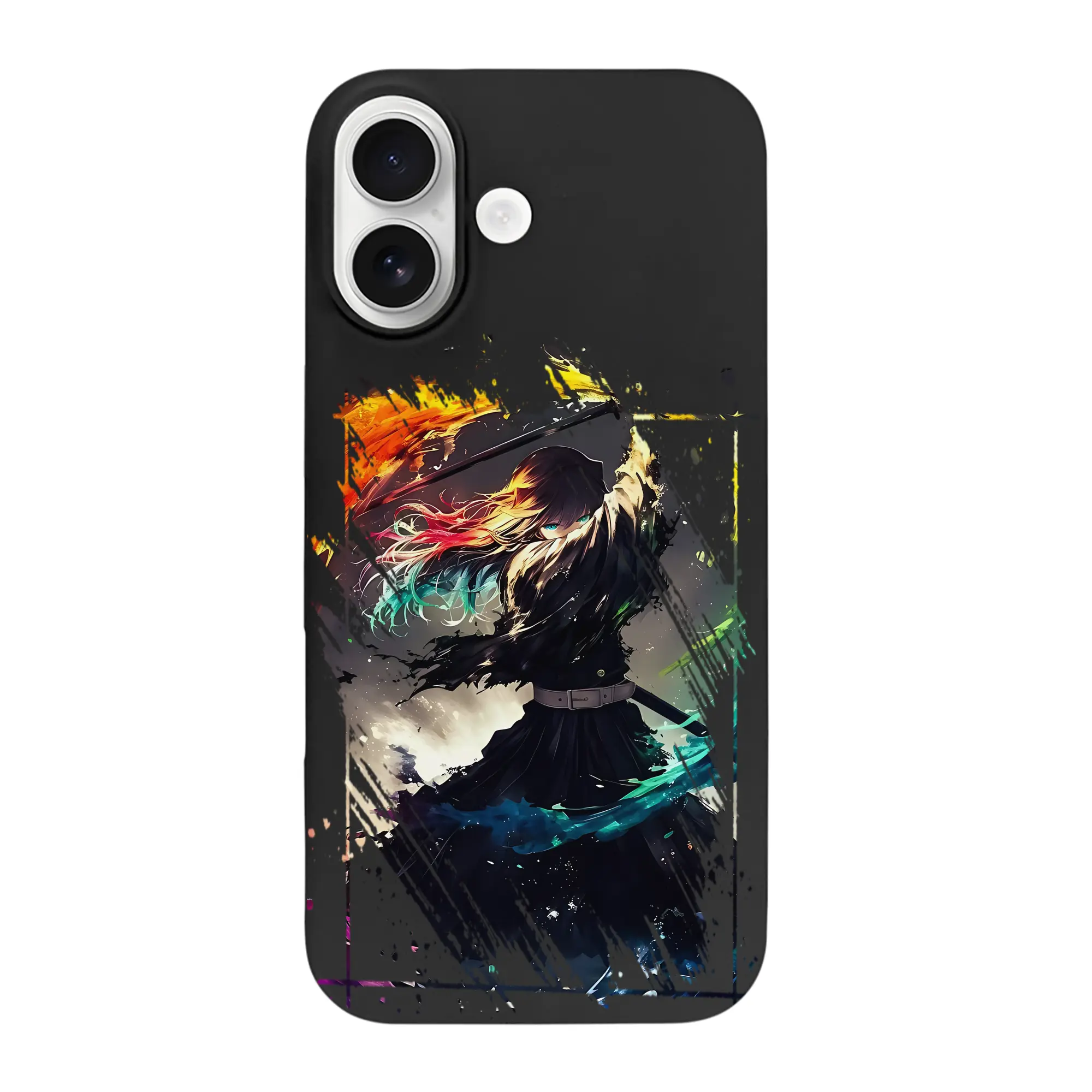 鬼滅の刃 グッズ,時透 無一郎 - iPhone 17 シリーズ シリコンケース 薄型 耐衝撃 指紋防止 ソフトタッチカバー 精密フィット 傷防止 保護ケース iPhone 17/17 Air/17 Pro/17 Pro Max 対応